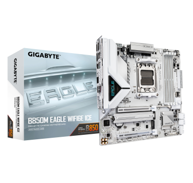 Carte Mère Gigabyte B850M EAGLE WIFI6E ICE mATX AM5 DDR5 Wifi 6E