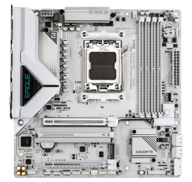 Carte Mère Gigabyte B850M EAGLE WIFI6E ICE mATX AM5 DDR5 Wifi 6E