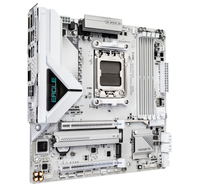 Carte Mère Gigabyte B850M EAGLE WIFI6E ICE mATX AM5 DDR5 Wifi 6E