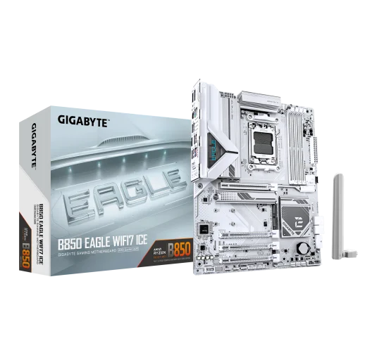 Carte Mère Gigabyte B850 EAGLE WIFI7 ICE ATX AM5 DDR5 Wifi 7