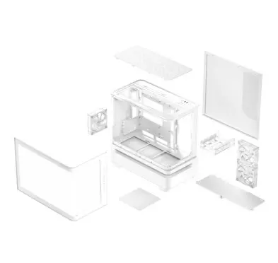 Boitier Asus Prime AP202 ARGB Blanc