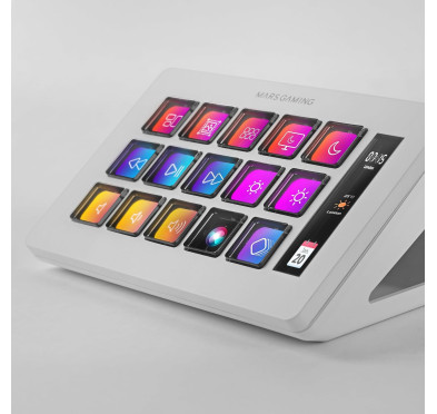 Mars Gaming Control Panel Slim MSD-ONE (Blanc) Deck LCD