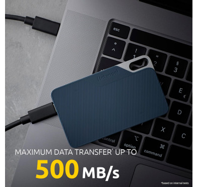 Disque SSD Portable Intenso TX100 500Go USB 3.2 Type-C