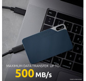 Disque SSD Portable Intenso TX100 500Go USB 3.2 Type-C Disque SSD Portable Intenso TX100 500Go USB 3.2 Type-C
