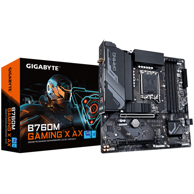 Carte Mère Gigabyte B760M GAMING X AX DDR5 mATX Socket 1700