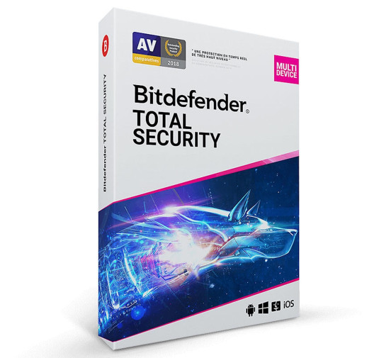 Bitdefender Total Security - 1 ans - 5 postes Multi-Device