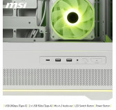Boitier MSI MAG PANO 110R PZ Blanc ARGB - MSI Project Zero Boitier MSI MAG PANO 110R PZ Blanc ARGB - MSI Project Zero
