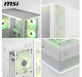 Boitier MSI MAG PANO 110R PZ Blanc ARGB - MSI Project Zero Boitier MSI MAG PANO 110R PZ Blanc ARGB - MSI Project Zero