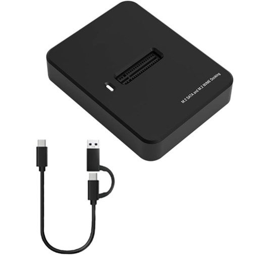 Dock pour SSD M.2 NVMe et SATA vers USB 3.0 10G