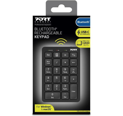 Pavé Numérique PORT Connect Sans Fil Bluetooth rechargeable