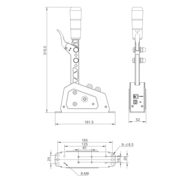 MOZA RACING SGP Sequential Shifter Levier de vitesses - SimRacing