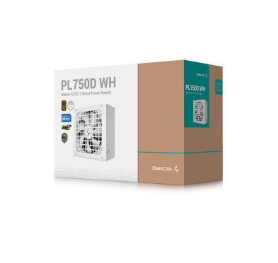Alimentation DeepCool PL750D WH 750 Watts 80Plus Bronze ATX 3.1