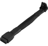Rallonge d'alimentation 12VHPWR 600Watts 16AWG coudé type A Rallonge d'alimentation 12VHPWR 600Watts 16AWG coudé type A