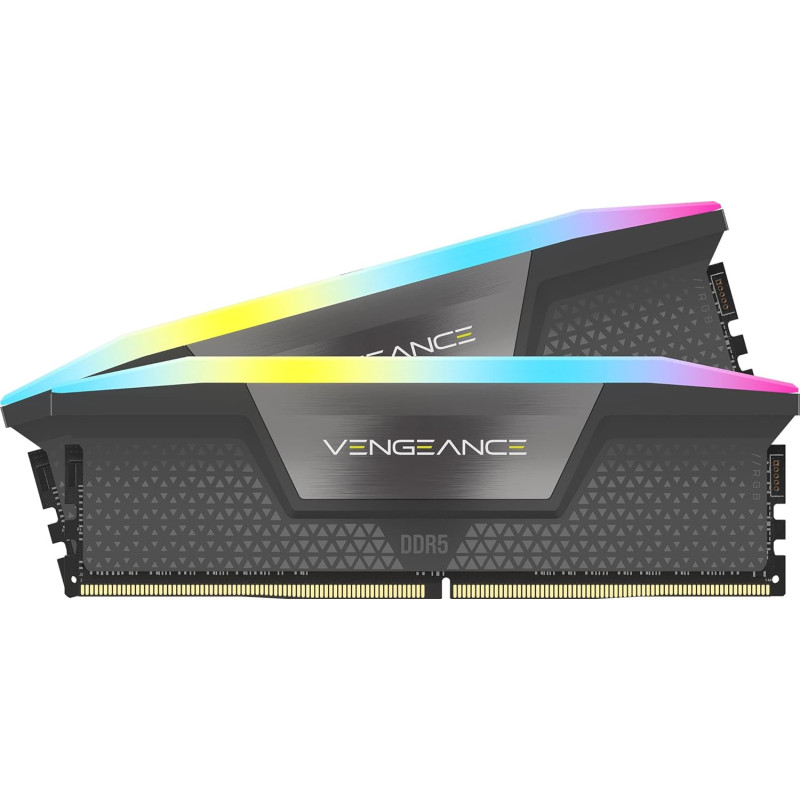 DDR5 Corsair Vengeance RGB Kit 64Go 2x32Go 6000Mhz CL30 EXPO XMP DDR5 Corsair Vengeance RGB Kit 64Go 2x32Go 6000Mhz CL30 EXPO XMP