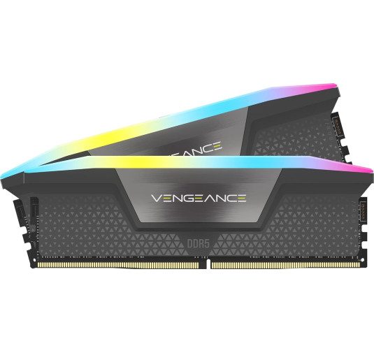 DDR5 Corsair Vengeance RGB Kit 64Go 2x32Go 6000Mhz CL30 EXPO XMP