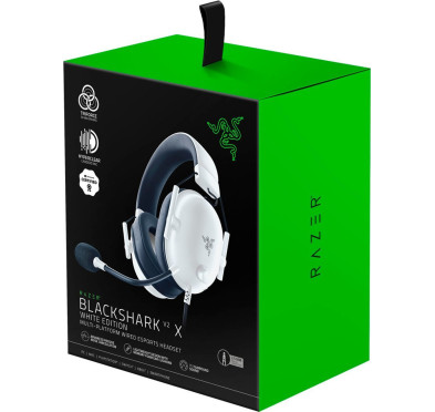 Micro Casque Razer Blackshark V2 X Blanc