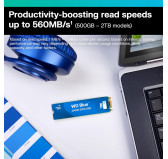 SSD 500Go WD Blue SA510  M.2 SATA 6Gb/s SSD 500Go WD Blue SA510  M.2 SATA 6Gb/s