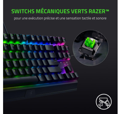 Clavier Razer BlackWidow V3 TKL Chroma RGB (Green Switch)
