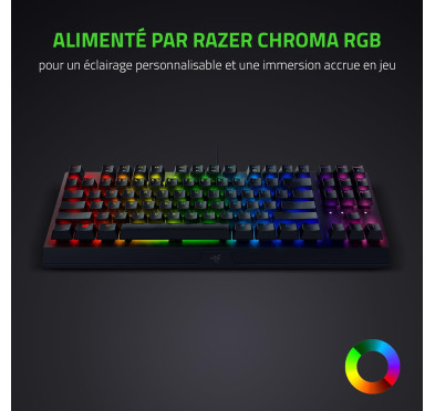 Clavier Razer BlackWidow V3 TKL Chroma RGB (Green Switch)