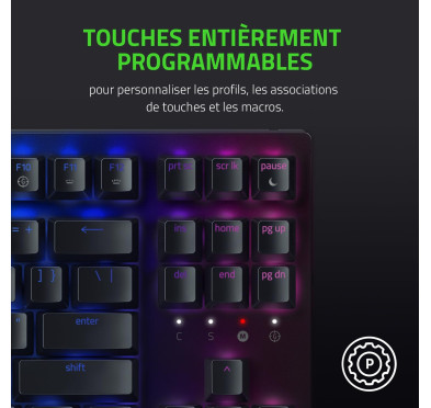 Clavier Razer BlackWidow V3 TKL Chroma RGB (Green Switch)