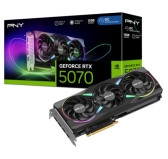 Carte Graphique PNY RTX 5070 12Go ARGB OC Triple Fan Carte Graphique PNY RTX 5070 12Go ARGB OC Triple Fan