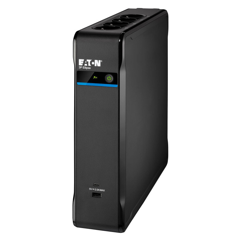 Onduleur EATON 3P Ellipse 1300 VA USB FR 8 Prises 840 Watts Onduleur EATON 3P Ellipse 1300 VA USB FR 8 Prises 840 Watts