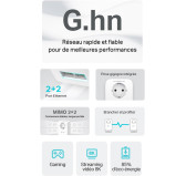 Pack 2x CPL TP-Link 2x RJ45 Prise 220V G.hn2400 PG2400P KIT Pack 2x CPL TP-Link 2x RJ45 Prise 220V G.hn2400 PG2400P KIT