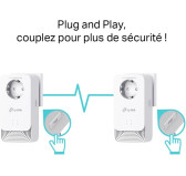 Pack 2x CPL TP-Link 2x RJ45 Prise 220V G.hn2400 PG2400P KIT Pack 2x CPL TP-Link 2x RJ45 Prise 220V G.hn2400 PG2400P KIT