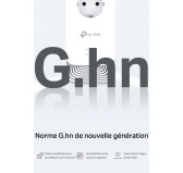 Pack 2x CPL TP-Link 2x RJ45 Prise 220V G.hn2400 PG2400P KIT Pack 2x CPL TP-Link 2x RJ45 Prise 220V G.hn2400 PG2400P KIT