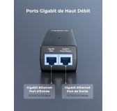 Reolink Injecteur PoE (15W) PoE+ (30W) Gigabit 100M