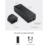 Reolink Injecteur PoE (15W) PoE+ (30W) Gigabit 100M