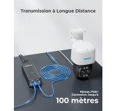 Reolink Injecteur PoE (15W) PoE+ (30W) Gigabit 100M