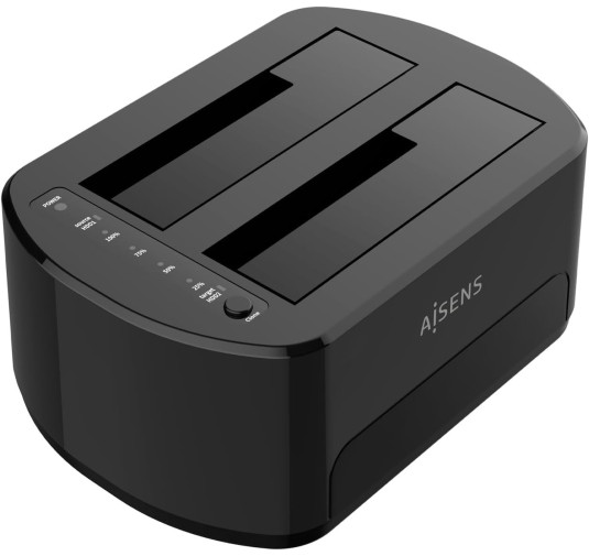 Dual Dock Aisense ASDS-D03B 2xDD SATA 3.5/2.5 vers USB 3.1 clonage