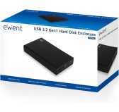 Boitier Externe 3.5 SATA USB 3.2 Ewent EW7056 Noir Boitier Externe 3.5 SATA USB 3.2 Ewent EW7056 Noir