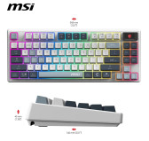Clavier MSI Forge GK600 TKL Wireless Sky Meca Linéaire