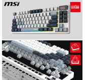 Clavier MSI Forge GK600 TKL Wireless Sky Meca Linéaire