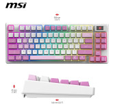Clavier MSI Forge GK600 TKL Wireless Violet Meca Linéaire