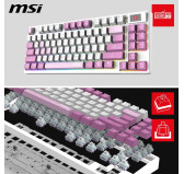 Clavier MSI Forge GK600 TKL Wireless Violet Meca Linéaire