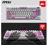 Clavier MSI Forge GK600 TKL Wireless Violet Meca Linéaire