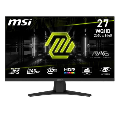 Ecran MSI 27" MAG 274QF X24 Esports Gaming 2560x1440 240Hz 0.5ms