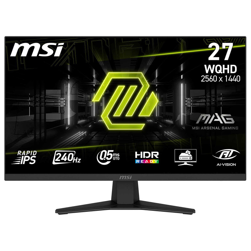 Ecran MSI 27" MAG 274QF X24 Esports Gaming 2560x1440 240Hz 0.5ms