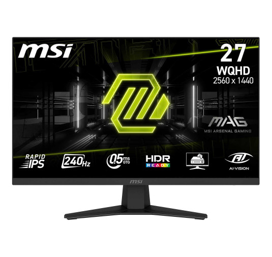 Ecran MSI 27" MAG 274QF X24 Esports Gaming 2560x1440 240Hz 0.5ms
