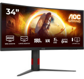Ecran AOC 34" CU34G4 Gaming 3440x1440 180Hz 1ms CURVED Ecran AOC 34" CU34G4 Gaming 3440x1440 180Hz 1ms CURVED