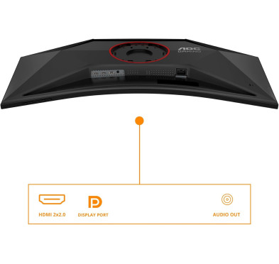 Ecran AOC 34" CU34G4 Gaming 3440x1440 180Hz 1ms CURVED