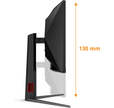 Ecran AOC 34" CU34G4 Gaming 3440x1440 180Hz 1ms CURVED