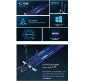 Carte Réseaux PCI-Express MERCUSYS MA30E Wifi AC1200 + Bluetooth 5.0
