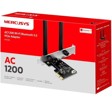 Carte Réseaux PCI-Express MERCUSYS MA30E Wifi AC1200 + Bluetooth 5.0