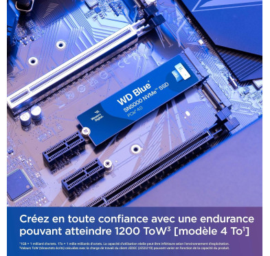 SSD 1To WD Blue SN5000 M.2 NVMe PCIe 4.0