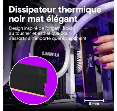 DDR5 Crucial PRO Kit 32Go 2x16Go 6000Mhz CL36 EXPO XMP