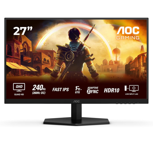 Ecran AOC 27" Q27G42ZE Gaming 2560x1440 240Hz 1ms